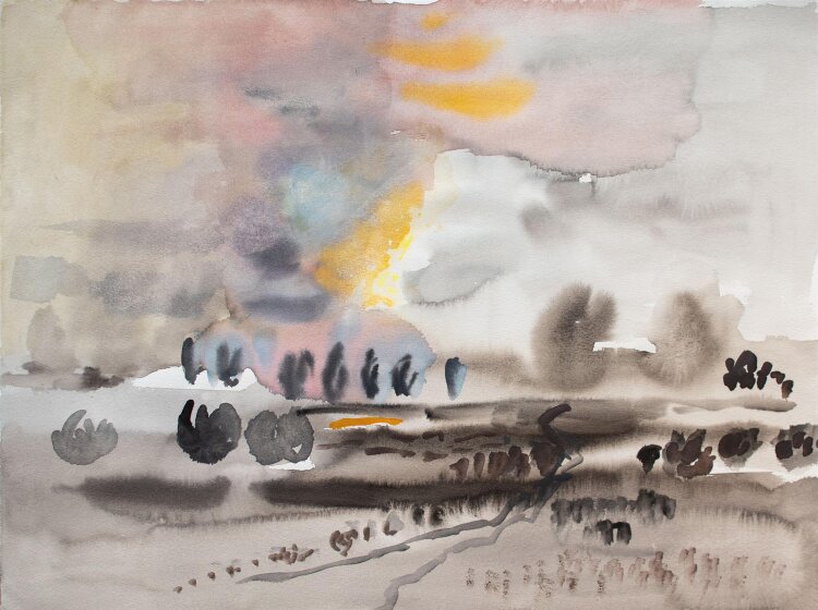 Ursula von Seemen - Landschaft - Aquarell - o. J.
