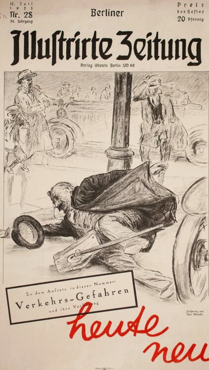 Theo Matejko - o. T. (Berliner Illustrierte Zeitung) - Probe Offsetdruck - 1925