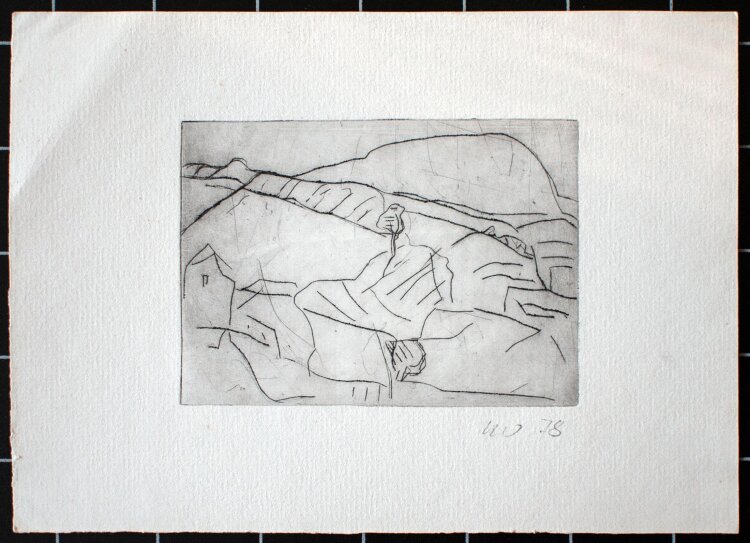 Veronika Wagner - Landschaft - Radierung - 1978
