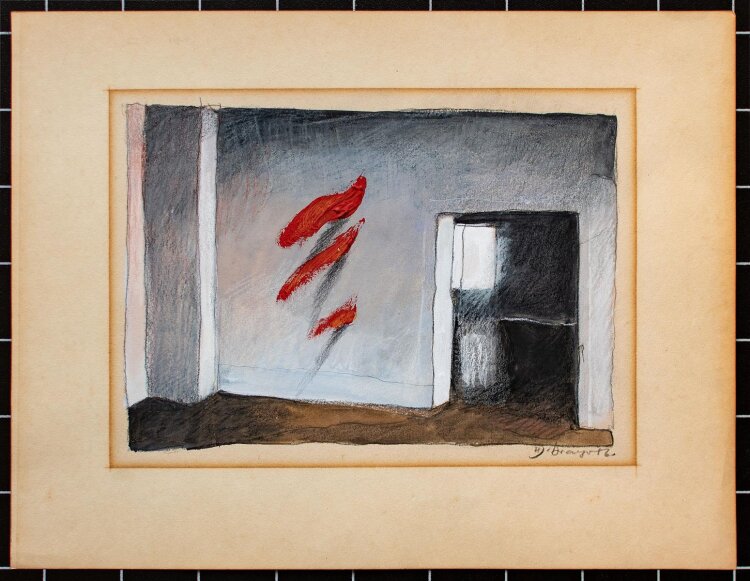Hein Juurt Draijer - Innenraum - Mischtechnik - 1986
