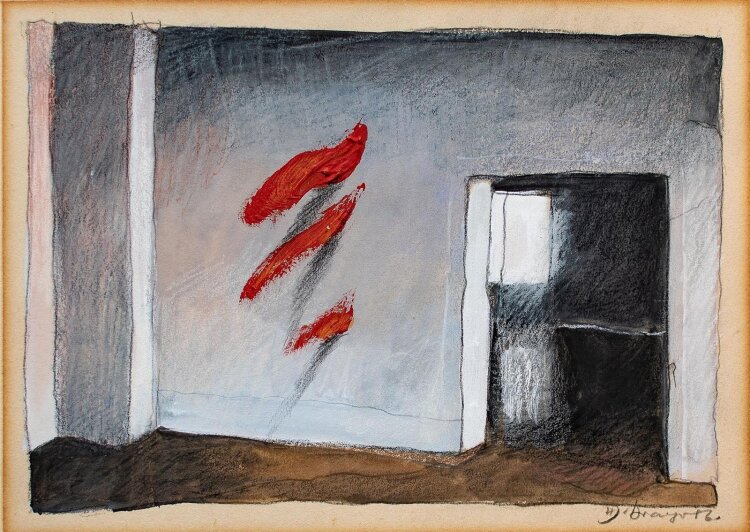 Hein Juurt Draijer - Innenraum - Mischtechnik - 1986