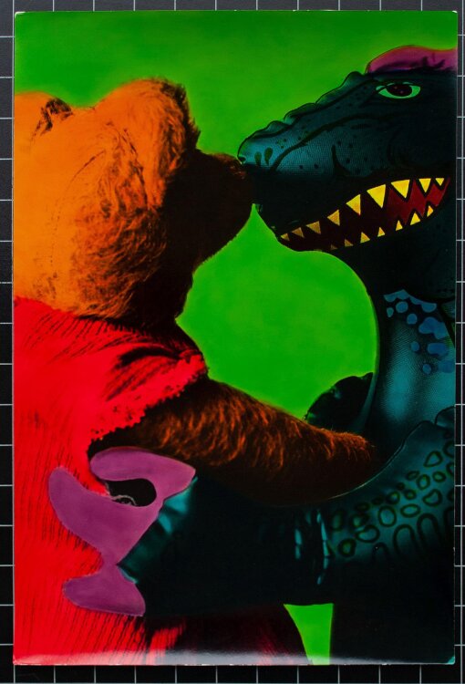 Florian Merkel - Teddy und Saurier - 1989 - Fotografie