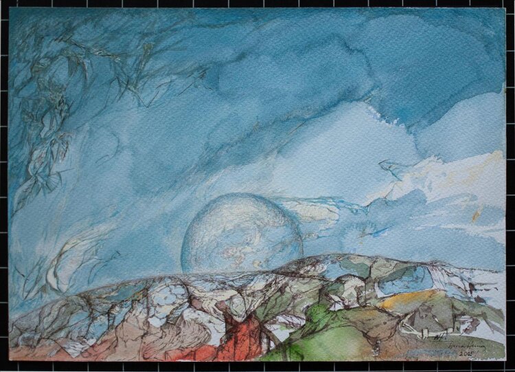 Werner Hennig - Unleserlich betitelt - Aquarell - 2005