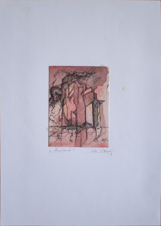 Werner Hennig - Manhattan - Aquarell - 2007
