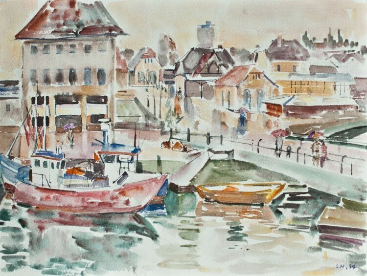 Sonja Wüsten - Warnemünde - 1994 - Aquarell