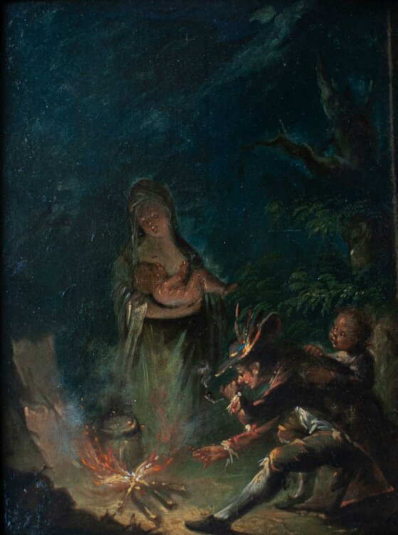 Johann Conrad Seekatz - Mutter mit Kind - o.J. - Öl auf Holz