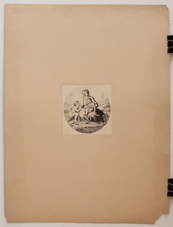 Johann Gebhard Flatz - Madonna mit Kind - Fotografie - 1864