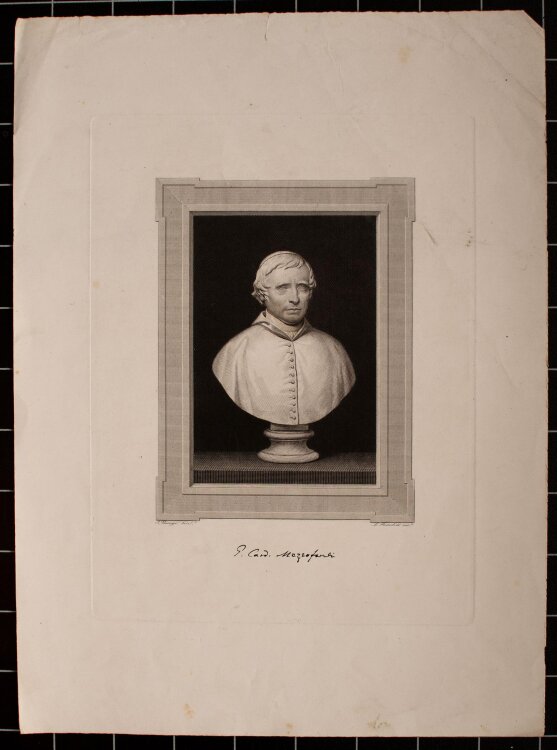 Luigi Paradisi - Porträt Cardinal Mezzofanti -...