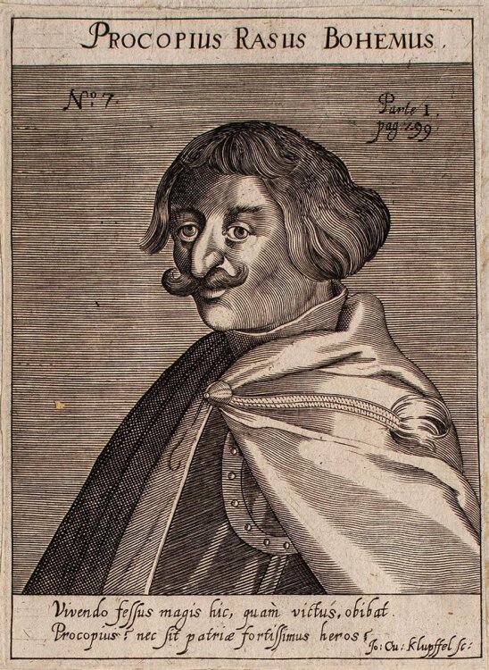 Johann Conrad Klüpfel - Procopius Rasus Bohemus - Kupferstich - o.J.