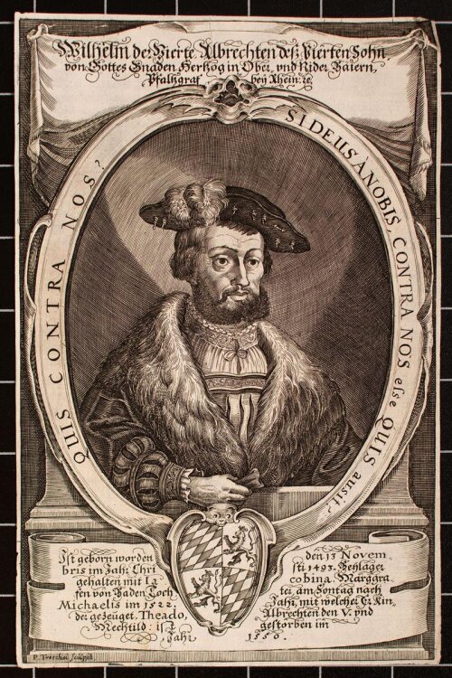 Peter Troschel - Wilhelm Albrecht der Vierte - Kupferstich