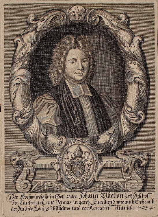 Martin Bernigeroth - Porträt Johann Tillotson -...
