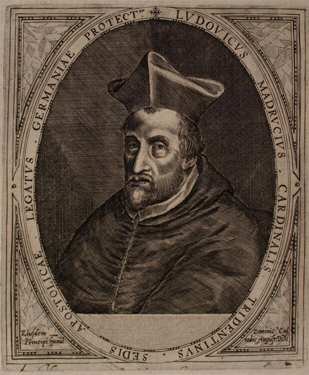 Dominicus Custos - Porträt Ludovicus Madrucius - Kupferstich - o.J.