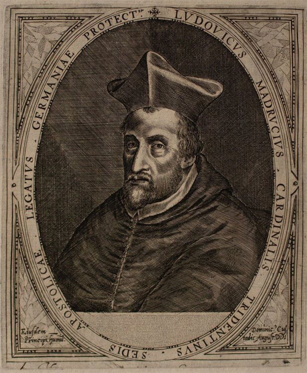 Dominicus Custos - Porträt Ludovicus Madrucius -...
