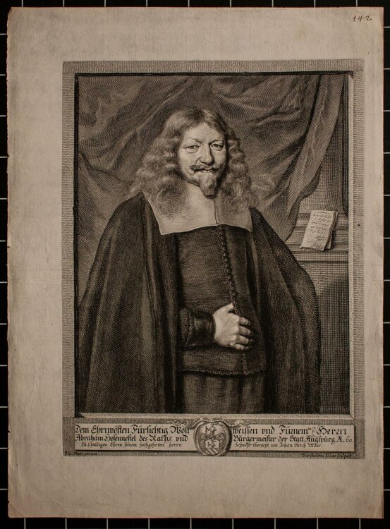 Bartholomäus Kilian - Porträt Abraham...