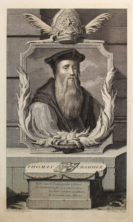 Pieter Stevens van Gunst - Porträt Thomas Crammer - Kupferstich - o.J.