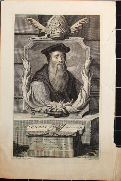 Pieter Stevens van Gunst - Porträt Thomas Crammer - Kupferstich - o.J.