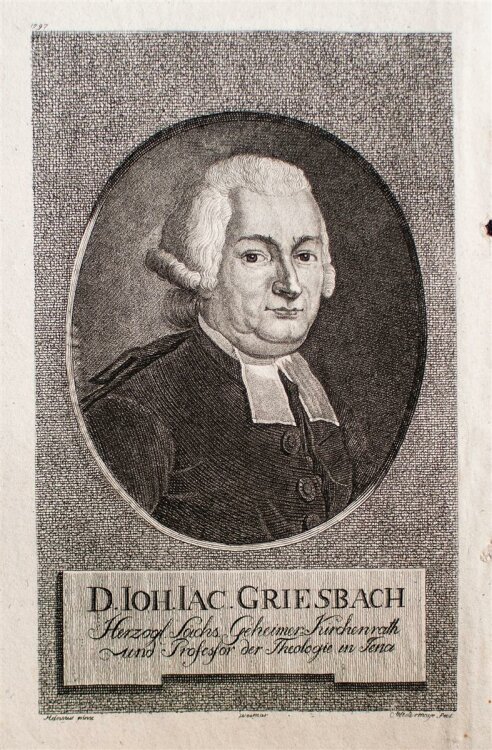 Conrad Westermayr - Porträt Johann Jakob Griesbach -...