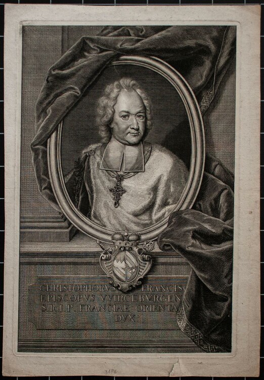 Johann Christroph Sysang - Christoph Franz von Hutten - Kupferstich - o.J.