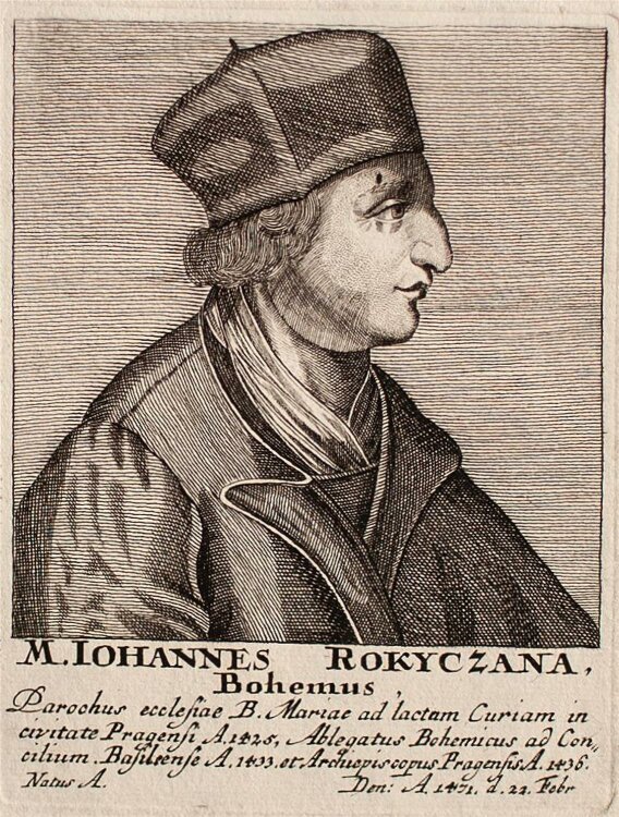 Georg Wolfgang Knorr - Porträt Iohannes Rokyczana -...