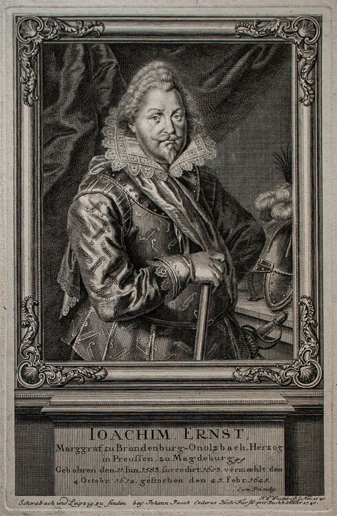 Johann Wilhelm Windter - Porträt Joachim Ernst -...