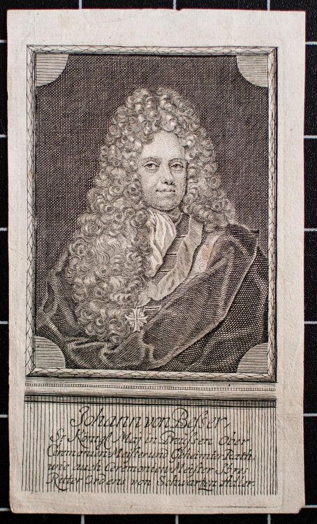 Unbekannter Künstler - Porträt Johann von...