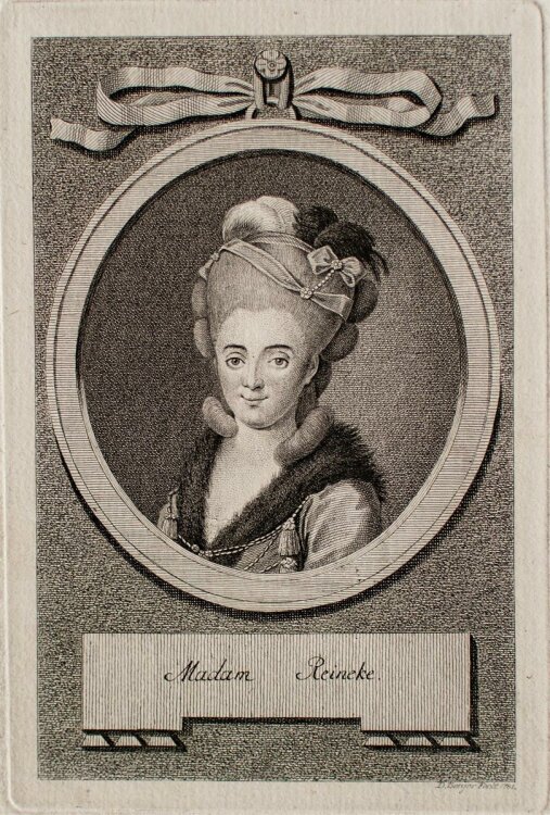 Gottfried Daniel Berger - Porträt Madam Reineke -...