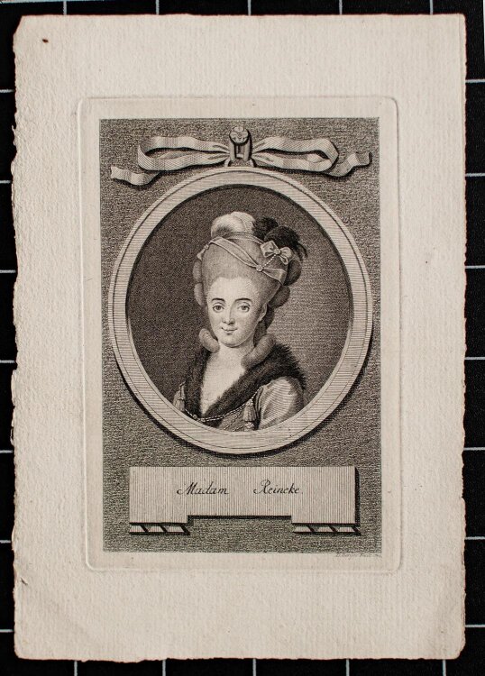 Gottfried Daniel Berger - Porträt Madam Reineke -...