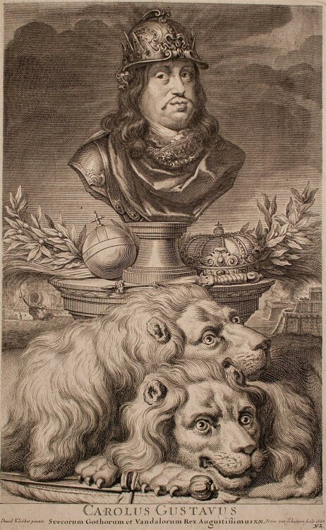 Pietre Louis van Schuppen - Porträt Karl X. Gustav -...