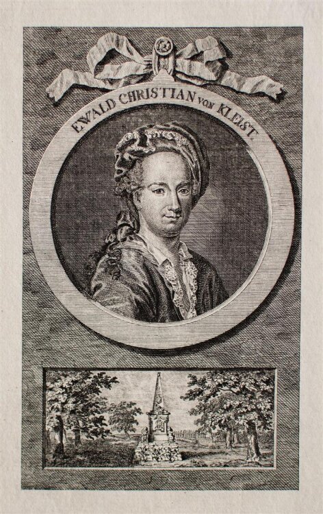 Unbekannter Künstler - Porträt Ewald Christian von Kleist - Kupferstich - o. J.