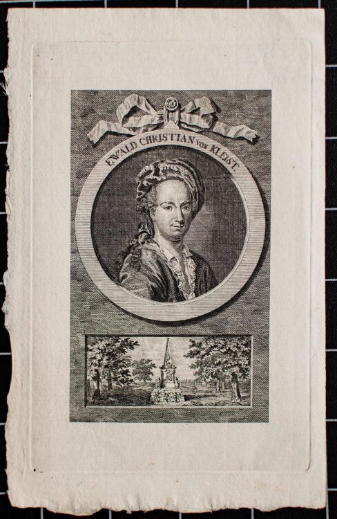 Unbekannter Künstler - Porträt Ewald Christian von Kleist - Kupferstich - o. J.