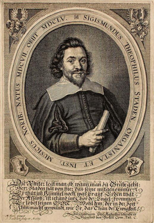Jacob von Sandrart - Porträt Sigmund Theophil Staden...