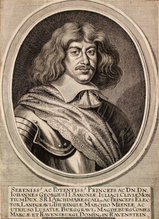 Jacob von Sandrart - Porträt Johann Georg II von...