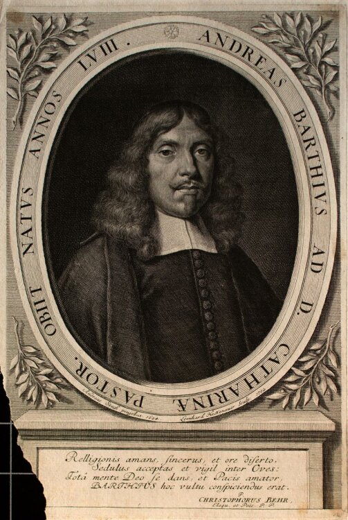 Leonhard Heckenauer - Andreas Barth - Kupferstich - 1702
