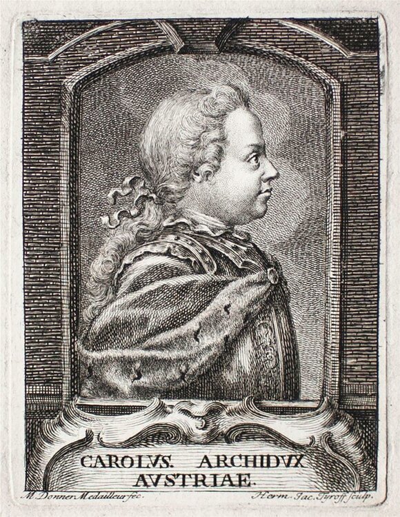 Hermann Jakob Tyroff - Porträt Carolus Archidux...