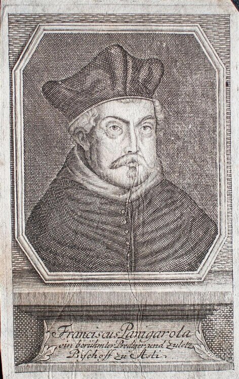 Unbekannter Künstler - Porträt Franciscus Panigarola - Kupferstich - o. J.