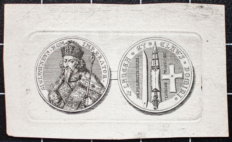 Unbekannter Künstler - Porträt Sigismund von Luxemburg - Kupferstich - o. J.