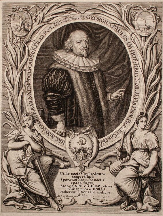 Jacob von Sandrart - Porträt Georg Paulus Imhoff -...