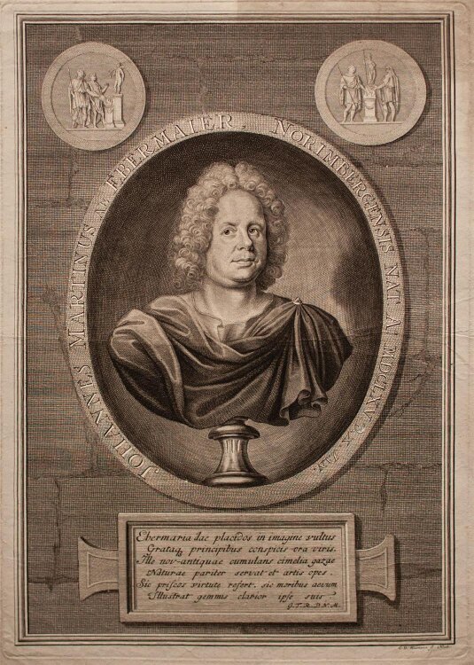 Georg Daniel Heumann - Porträt Johann Martin von...
