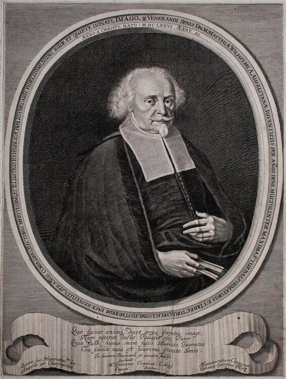 Johann Georg Merz - Porträt Matthäus Wilhelm  -...
