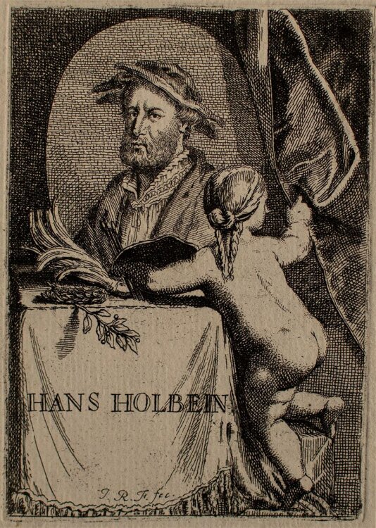 Johann Rudolf I Füssli - Porträt Hans Holbein -...