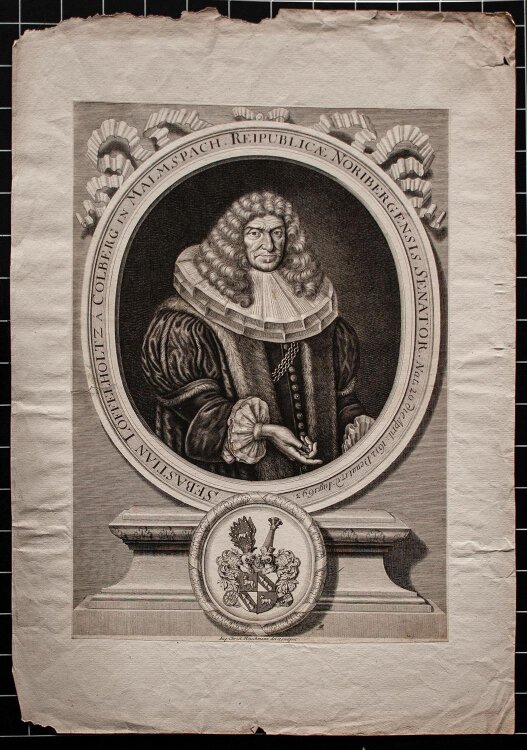 Christian August Fleischmann - Sebastian Löffelholtz - Kupferstich - o.J.