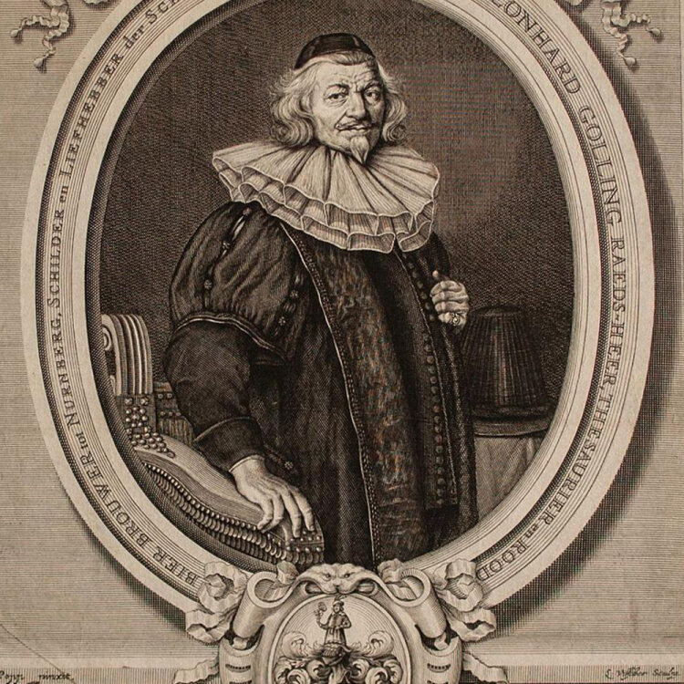 Lambert de Visscher - Bildnis Leonhard Golling -...
