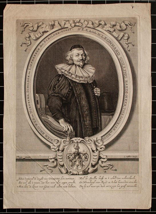 Lambert de Visscher - Bildnis Leonhard Golling -...