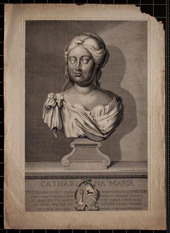 Georg Lichtensteger - Büste Catharina Maria Peller -...