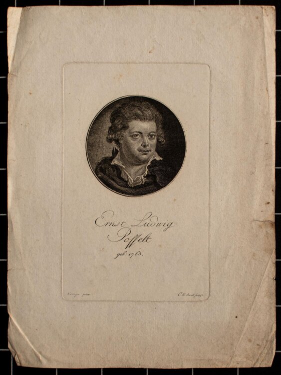 Christoph Wilhelm Bock - Porträt Ernst Ludwig...