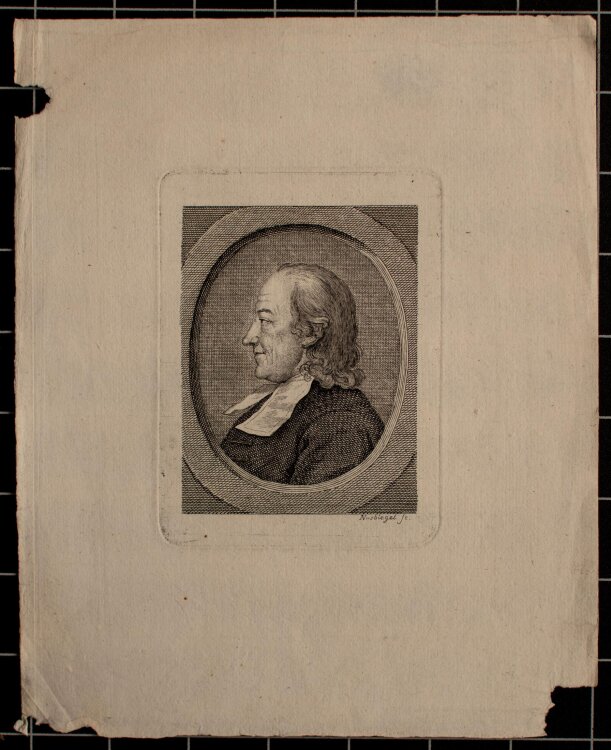 Georg Paul Nussbiegel - Priester - Kupferstich - o.J.