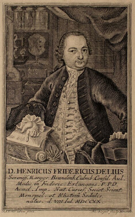 Georg Paul Nussbiegel - Porträt Henricus Fridericus...