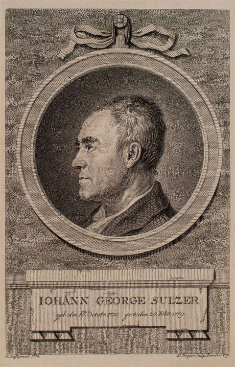 Gottfried Daniel Berger - Porträt Johann Georg...