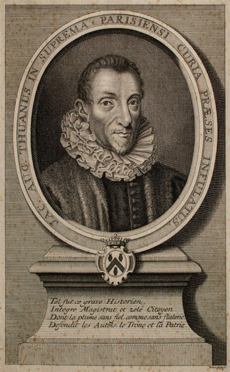 Johann Martin Weis - Porträt Jacques-Auguste de Thou...