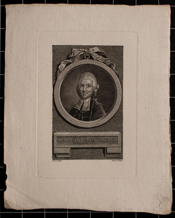 Christian Gottlieb Geyser - Porträt Georg Friedrich...